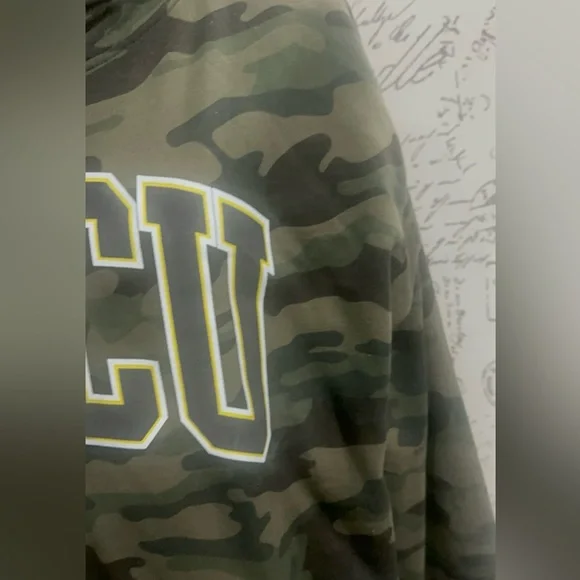 Mitchell & Ness HBCU Green Camouflage Hoodie - Picture 5 of 8